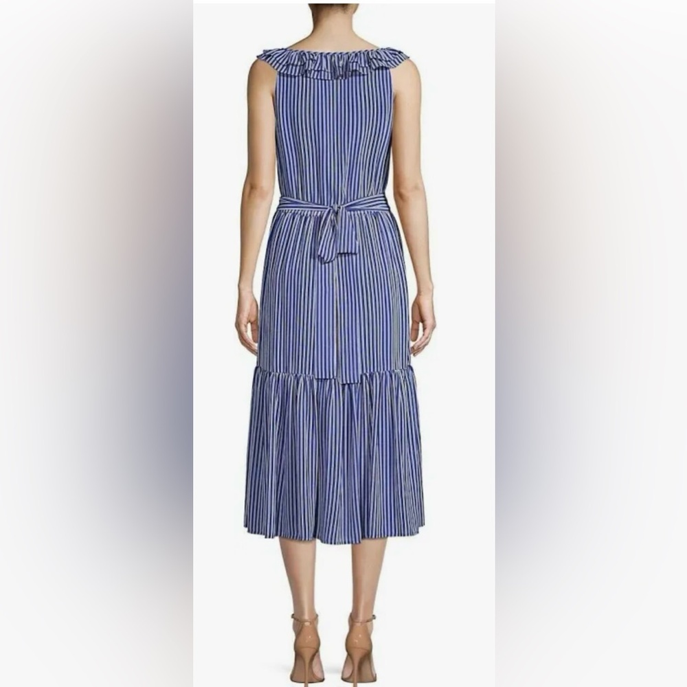 MICHAEL KORS Railroad Ruffle Dress, Size 3x NWOT - Picture 3 of 10